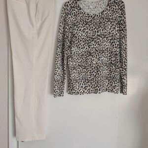 Cute Animal Print Pant Set - Sz 8